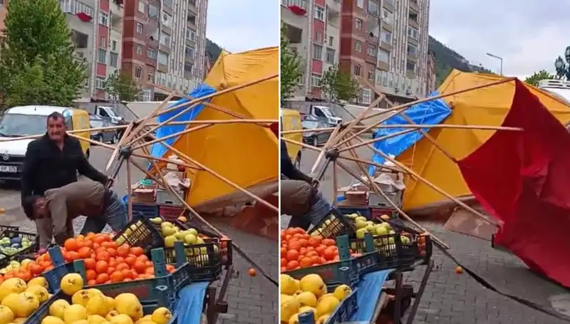 Artvin'de Fırtına, Şehirde Tarihi Zararlara Yol Açtı