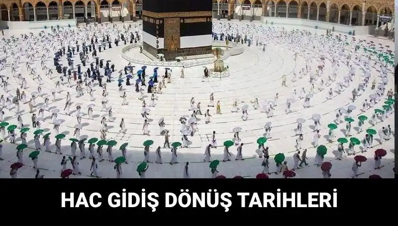Hac Ziyareti İçin 2025 Gidiş Dönüş Tarihleri Belli Oldu!