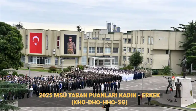 2025 MSÜ Taban Puanları Açıklandı: Kara, Deniz, Hava Harp Okulu ve Daha Fazlası