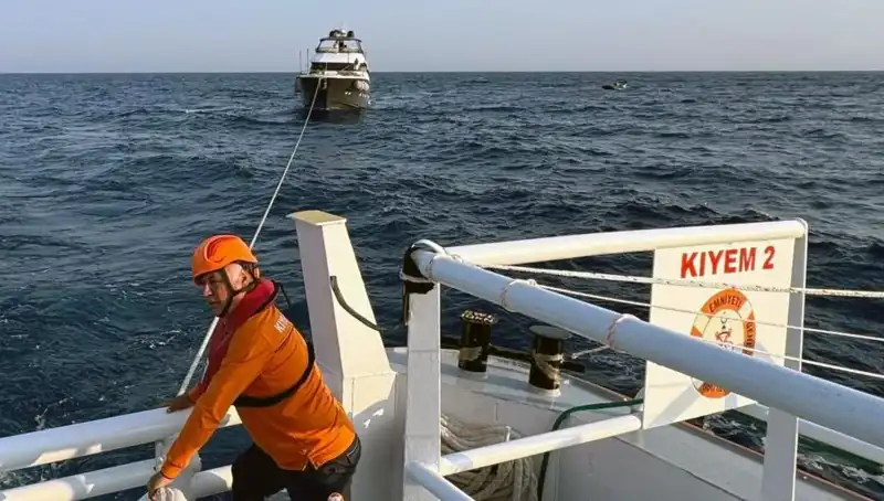 Marmaris’te Tehlikeli Anlar: Sürüklenen Tekne Son Anda Kurtarıldı
