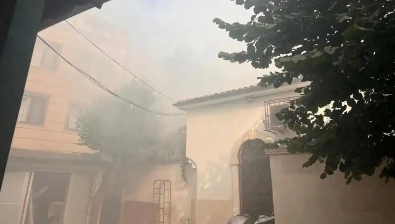 Tarihi Tahta Minare Hamamı'nda Yangın Panik Yarattı, Detaylar Ortaya Çıktı