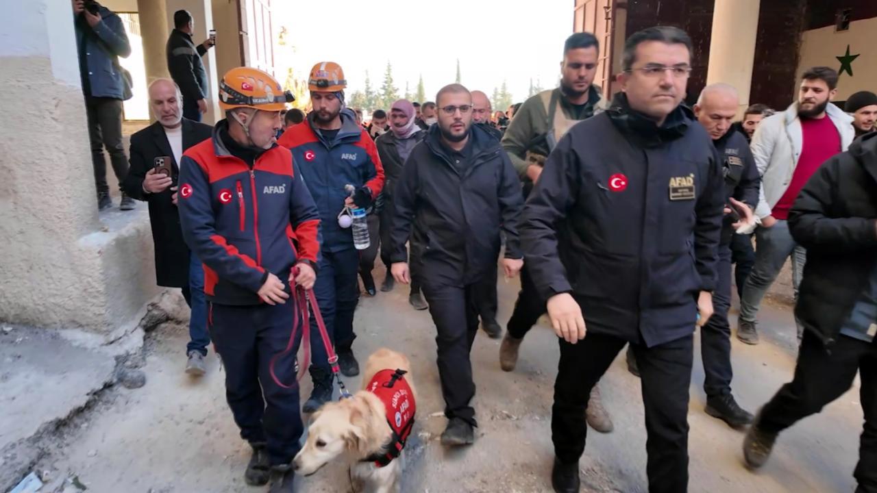 AFAD, Sednaya Hapishanesi'nde Çalışmalarını Sürdürüyor