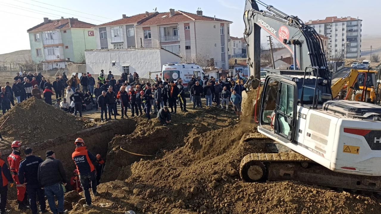 Ankara'da Şantiye Faciası: 1 Ölü, 1 İşçi Kayıp