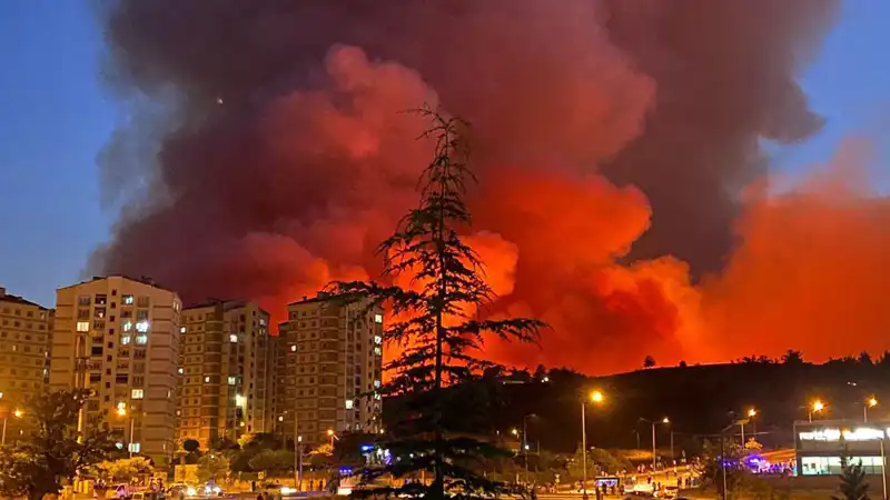 Bursa'da Korkutan Yangınlar: Şehirdeki Tehlike ile Mücadele Devam Ediyor