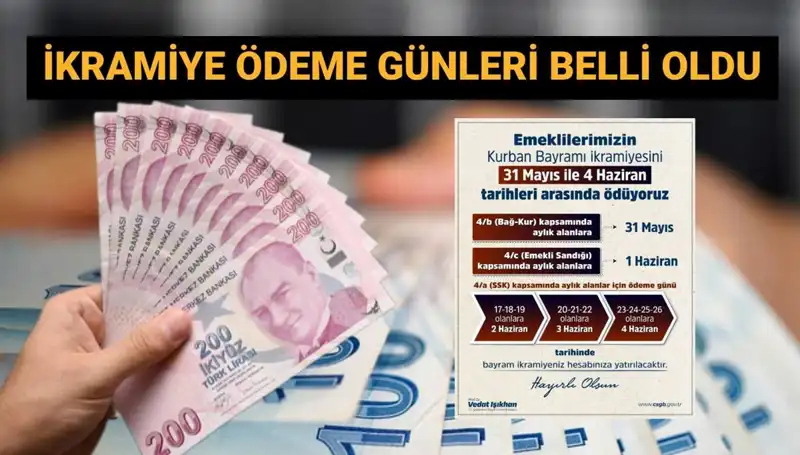 Emekli Bayram İkramiyeleri Hesaplarda! Ne Zaman Ödenecek?