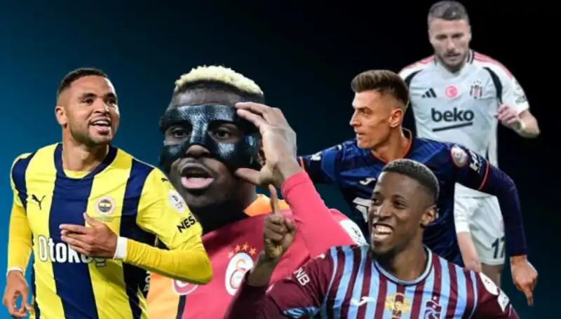 Süper Lig'de Gol Krallığı Yarışı Kızışıyor: Osimhen, Banza ve En-Nesyri'nin Durumu Nedir?