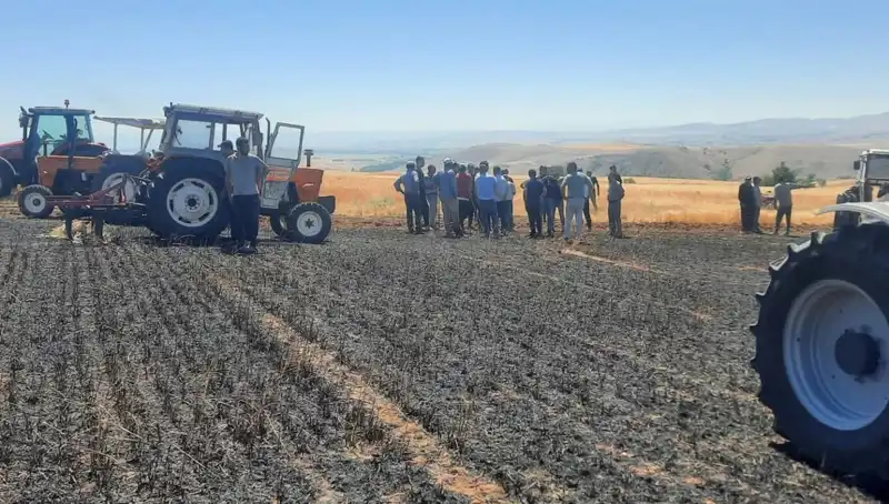 Yozgat'ta 100 Dönüm Tarım Arazisi Yandı: Üreticiler Zor Günler Geçirecek