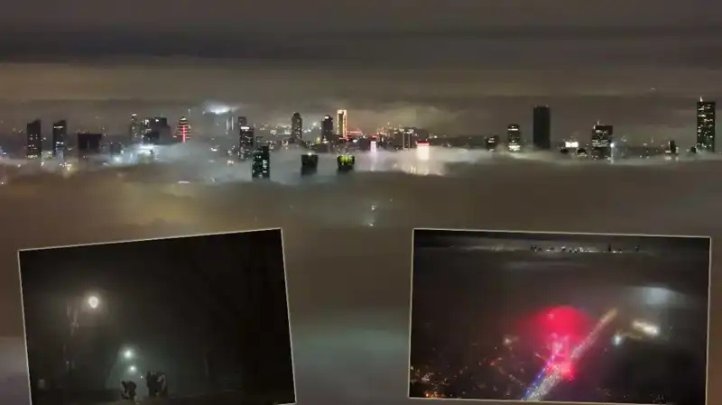 İstanbul'da Görülmemiş Bir Sis Manzarası Şehrin Sıcaklığına Nefes Değdiriyor