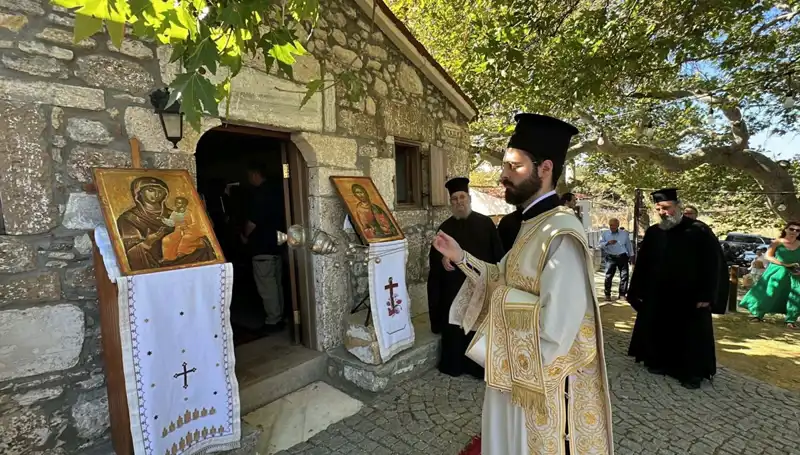 Bozcaada'da Aya Paraskevi Günü Ayini Coşkuyla Kutlandı