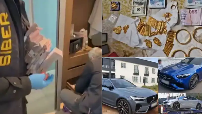 Türkiye'de 39 şehirde dev operasyon: 568 gözaltı ve milyonlarca lira ele geçirildi!