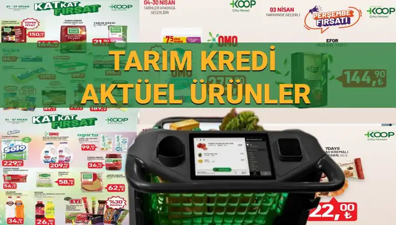 Nisan Ayında Tarım Kredi Kooperatifi Marketlerinde Uygun Fiyatlı Alışveriş Fırsatları
